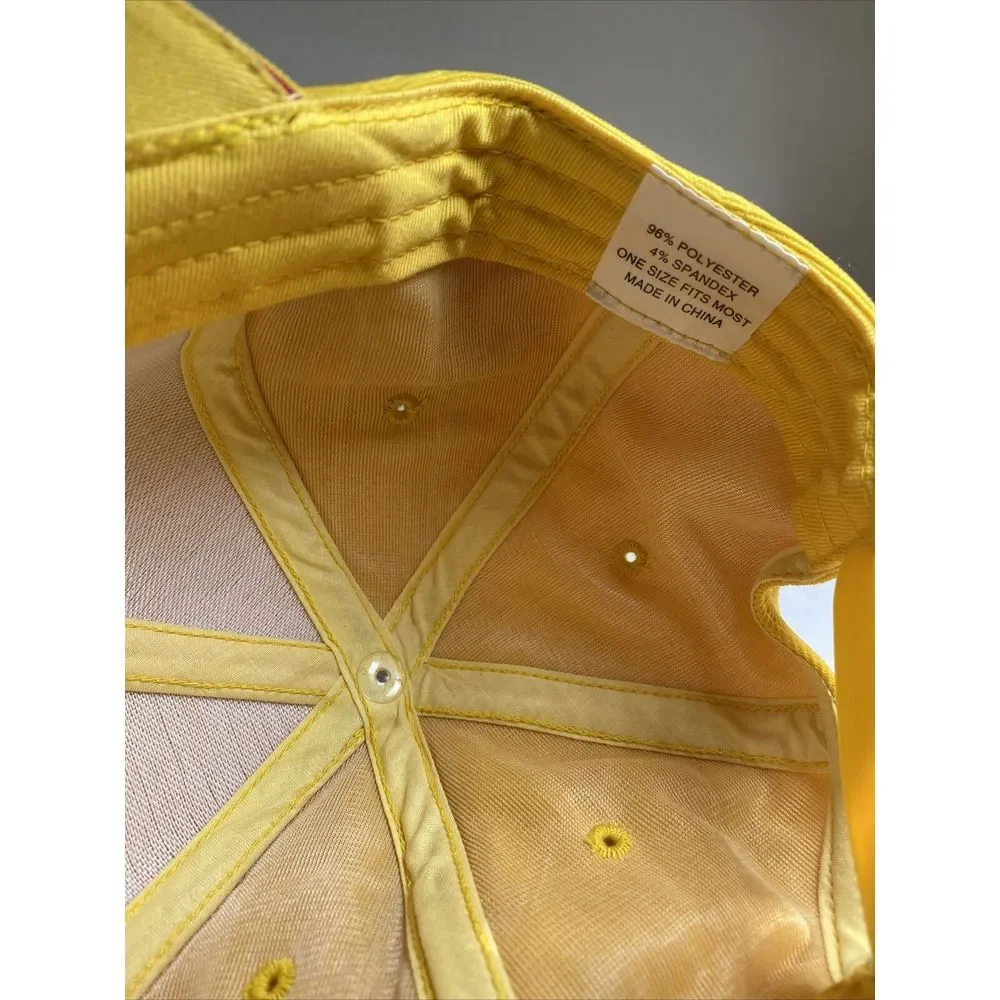 Thor Motocross MX Hat Cap Adjustable Yellow‎ New